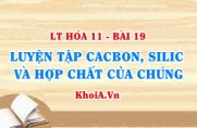 Luyện tập tính chất của Cacbon, Silic và hợp chất của Cacbon, Silic - Hóa 11 bài 19